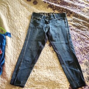 Goode Rider Suede Full Seat  Blue Jean Breeches Size 28R